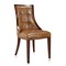 Manhattan Comfort Fifth Avenue Faux Leather Dining Chair (Set of Two) in Saddle and Walnut DC008-SA - alternate 5